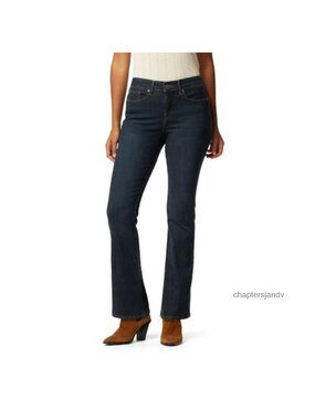 Women's Totally Shaping Bootcut Jeans Mid Rise Stretch Denim